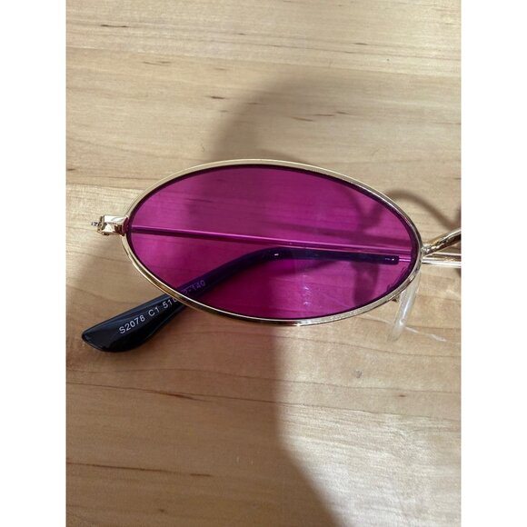 Purple small frame non prescription glasses - Picture 3 of 3